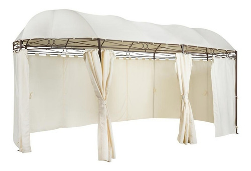 Imagen 2 de 6 de Toldo Pérgola Con Cortinas 3x6 Metros