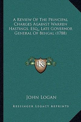 Libro A Review Of The Principal Charges Against Warren Ha...