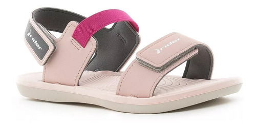 Chinelas Ojotas Rider Plush Sandal Iv De Mujer Rosa Con Gris