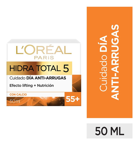 Crema Facial Loreal Hidro Total 5 Humectante Calcio 50 Ml