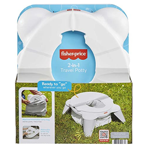 Orinal De Viaje Portátil 2 En 1 De Fisher-price Para Bebés Y