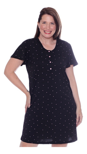 Camisón Maternal Para Amamantar Manga Corta 809 Premium