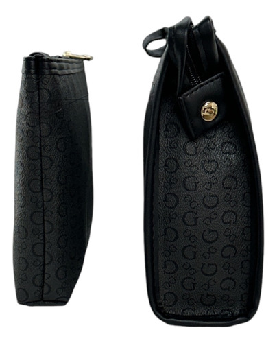 De Cosmetiqueras Guess 2 Para Mujer Color Negro Diseño De La Tela Monograma