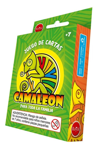 Juego De Cartas Royal Camaleón Pocket 2 A 10 Jugadores Febo