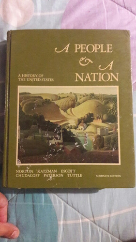 Libro A People A Nation. Historia De Estados Unidos. 