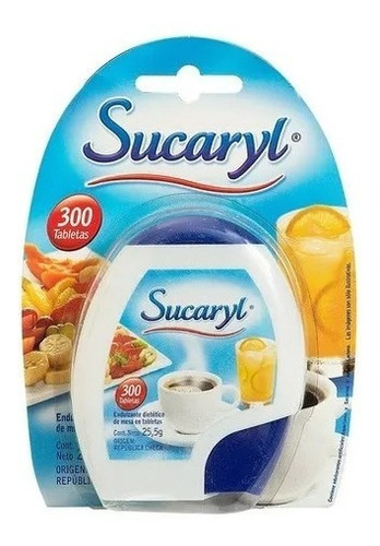 Pack 5 Un. Sucaryl Clasico Edulcorante 300 Tabletas