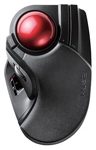 Elecom M-ht1drbk Trackball Mouse Inalámbrico - Extra Grande