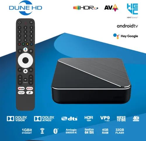 Dune Hd Homatics Box, Android, 4k Dolby Vision, 32 Gb, Wifi