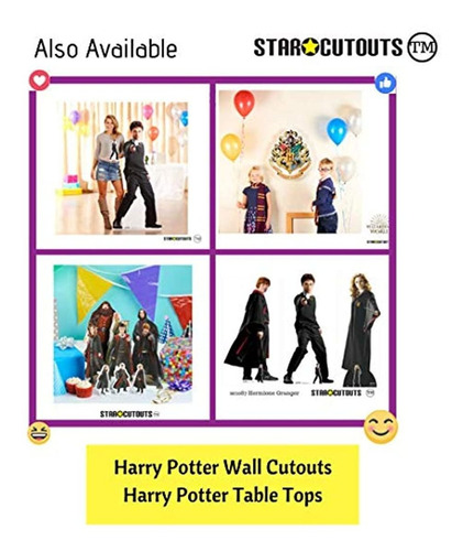 61 x 51 x 61 cm Star Cutouts Ltd De los Libros Oficiales de Harry Potter Emblema de Slytherin cartón 
