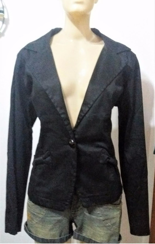 Blazer Casaqueto Preto Feminino