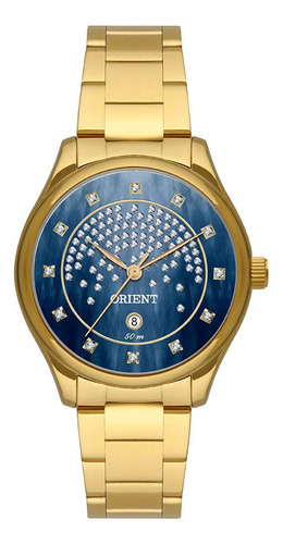 Relógio Orient Feminino Ref: Fgss1241 D1kx Casual Dourado