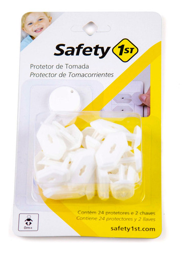 Protetor de Tomadas 24 UNID Safety 1st Choque Segurança Bebê