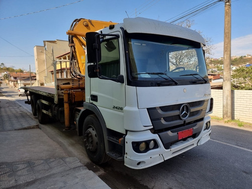 Imagem 11 de 15 de Mercedes-benz Atego 2426 6x2 Ano 2014 Munck 20.000 Ton