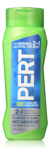 Pert Plus 2 En 1 Champú + Acondicionador Control De Caspa .