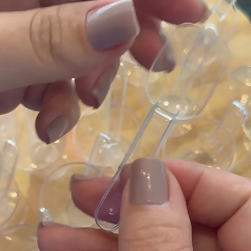 100 Unid Pazinha Sorvete Pequena Plástica Descartável
