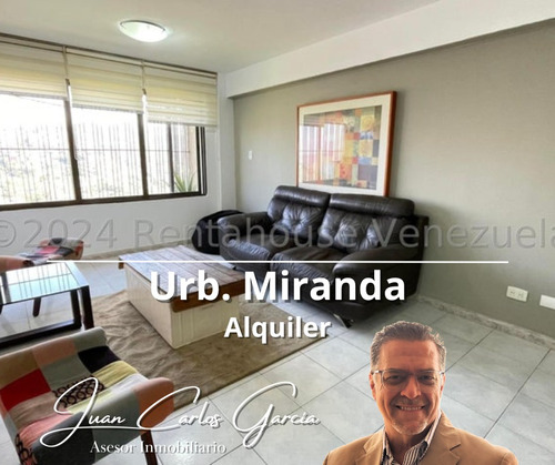 Jcgs - Urb. Miranda - Apartamento En Alquiler (24-21317)