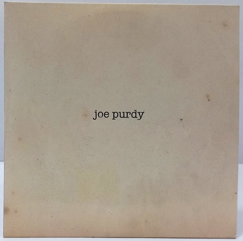 Joe Purdy Cd Editado En 2001 Impecable Estado Sin Marcas