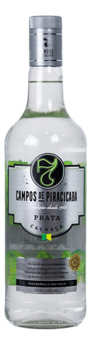 Cachaça 7 Campos Prata Pinga Cana Selecionada Premium 970ml