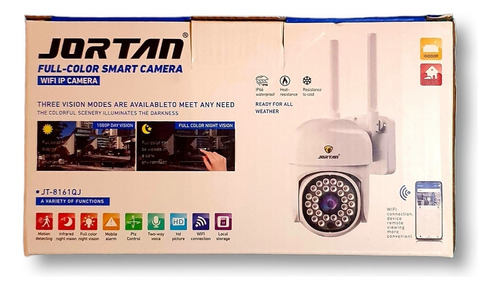 Cámara De Seguridad Jortan Smart Wifi-ip Full-color Camera Color Blanco