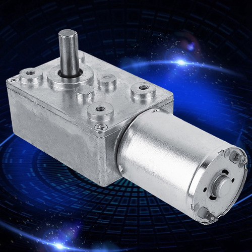 Motor Caja Engranajes Helicoidales Reversible Dc 12v (20rpm)