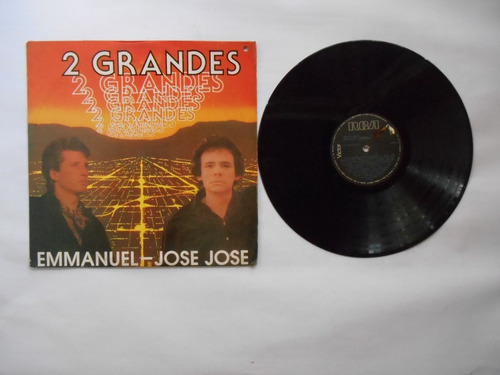 Lp Vinilo Emmanuel Jose Jose 2 Grandes Edición Colombia 1986