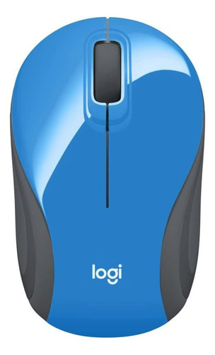 Mouse Logitech Mini Inalambrico/azul