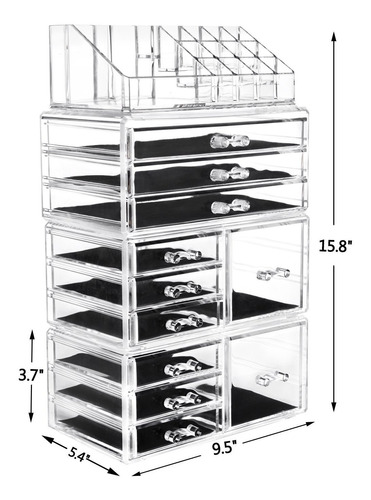 Hblife - Caja Organizadora De Maquillaje Para Joyas Y Cosmét