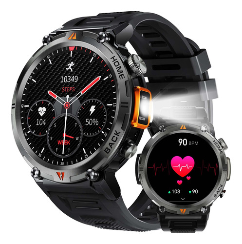 Reloj Inteligente Militar Para Hombre Ritmo Cardiaco Ineyes