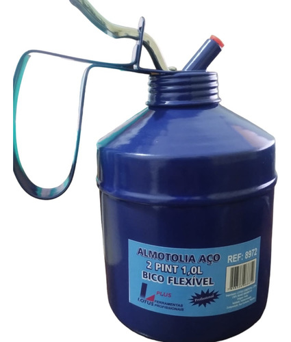 Almotolia De Aço Gatilho 1000 Ml - 1 Litro Lotus