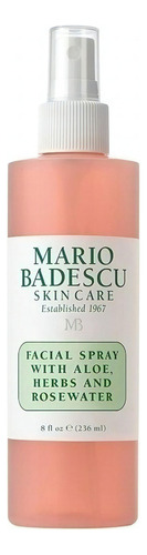 Loção Facial Spray with Aloe, Herbs and Rosewater Mario Badescu para todos os tipos de pele de 236mL