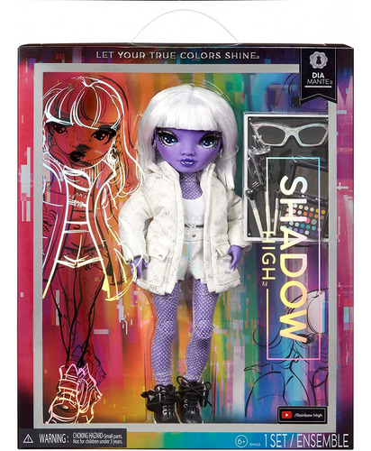 Muñeca Rainbow High Shadow Dia Mante