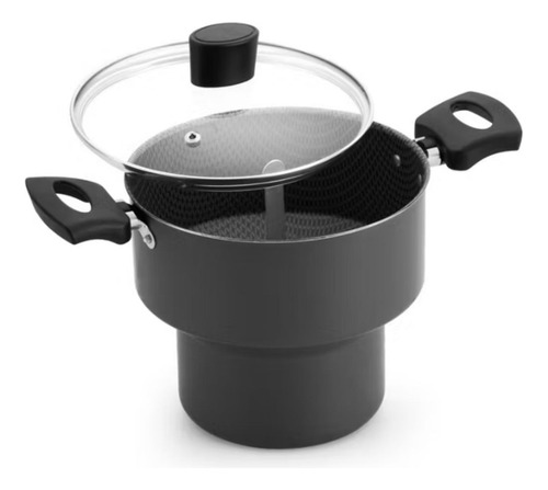 Cuscuzeiro Alegrete Grande 18cm Teflon Antiaderente Tp Vidro