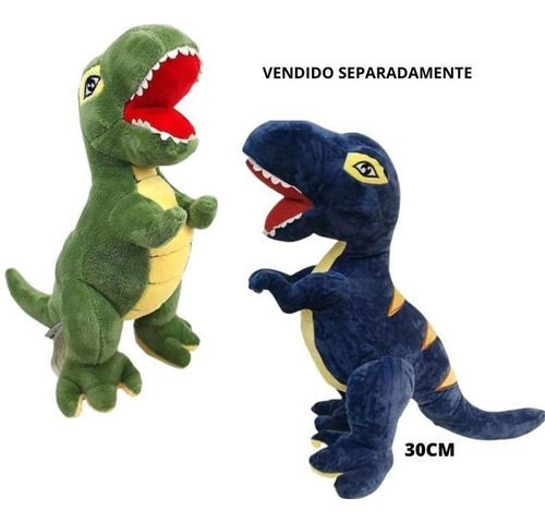 Peluche de dinosaurio Tyrannosaurus Rex, colores variados, 33 cm