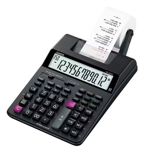 Calculadora Con Impresora 12 Dig Casio Hr-100rc