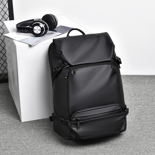 Mochila Masculina Executiva Impermeável Notebook 15,6 Polegadas 2 Em 1 Com Bolsa Transversal Removível Multiuso Faculdade Escola Cor Preto
