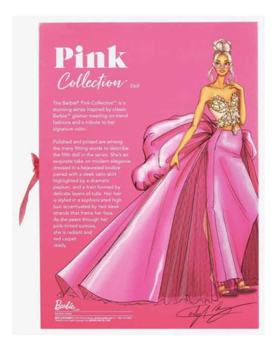 Barbie Top Módel Basics Collector Silkstone Pink Hermosa. (Usado)