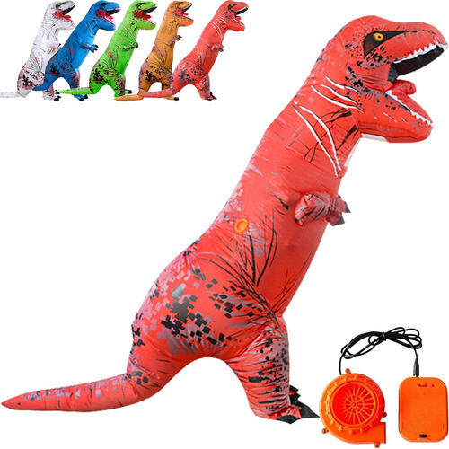 Disfraz Niños Inflable Dinosaurio T-rex Disfraces Para Party