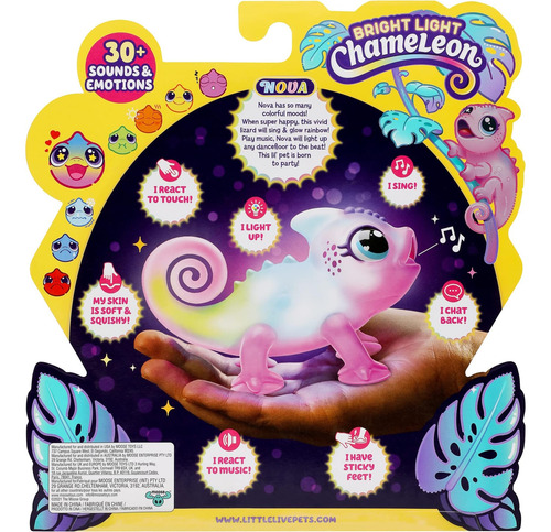 Little Live Pets Lil Chameleon S2 Single Pk Nova Incluye 1 J