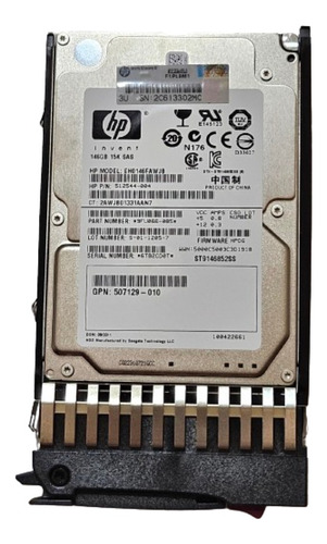 Hd Sas 146gb 15k 2.5 Com Gaveta Hp 512544-004