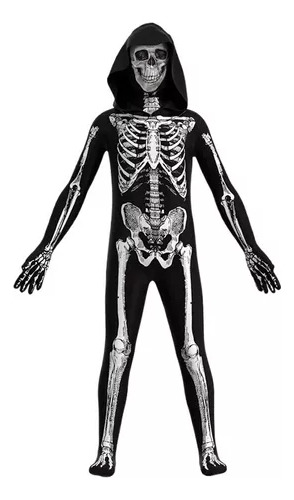 Disfraz De Esqueleto De Halloween Para Niños, Disfraz De Cos