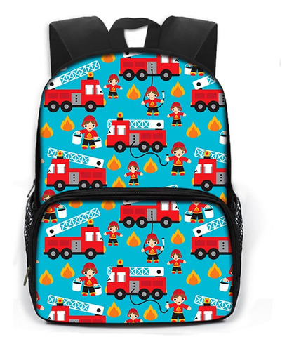 Mochila De Tractor De Excavadora De Coches De Bomberos De Di