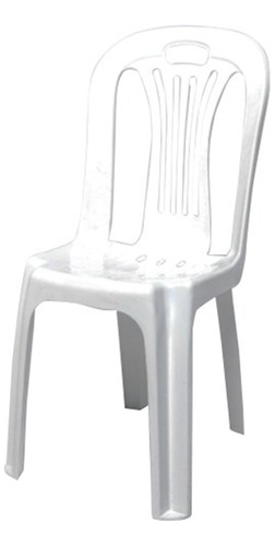 Silla Plastica Blanca 40x37x87 Bighouse Mimbral