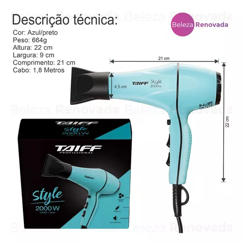 Secador De Cabelo Portátil Pequeno Profissional 110v 3000w Cor Roxo