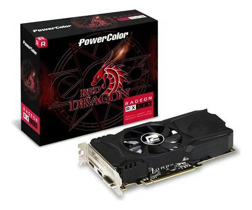 Placa De Vídeo Power Color Radeon Rx 560 Red Dragon 4gb Ddr5