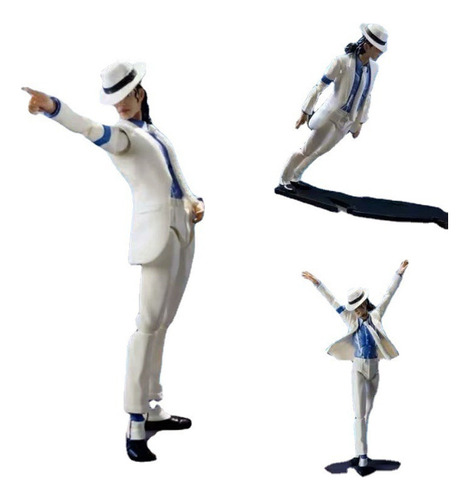 Michael Jackson Moonwalk Statue Acción Figura Modelo Juguete