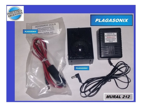Imagen 5 de 10 de Repelente Ultrasonico Ratas Mural 212 Plagasonix 12v. Cc.