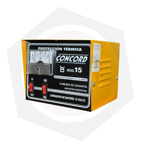 Cargador Bateria Concord 15 Portatil 12v 15amp (g.aleba)
