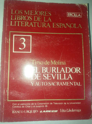 Libro El Burlador De Sevilla Y Auto Sacramental 
