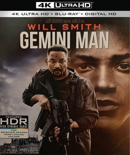 Proyecto Geminis Will Smith Pelicula 4k Ultra Hd + Blu-ray