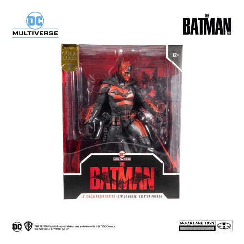 Estatua Posada Batman - The Batman Dc Multiverse Multiverse